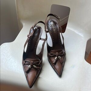 Brown Yves Saint Laurent Heel